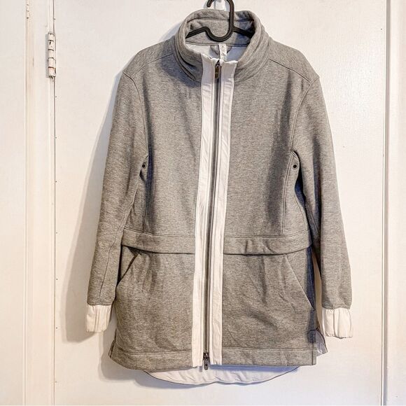 Lululemon Light As Warmth Jacket PrimaLoft Fleece Grey 6 - Picture 9 of 12